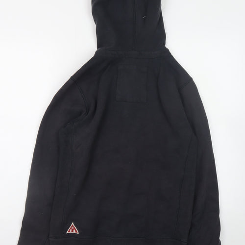 Fat Face Men's Black XS Full Zip Hoodie Cotton Fleece Jacket