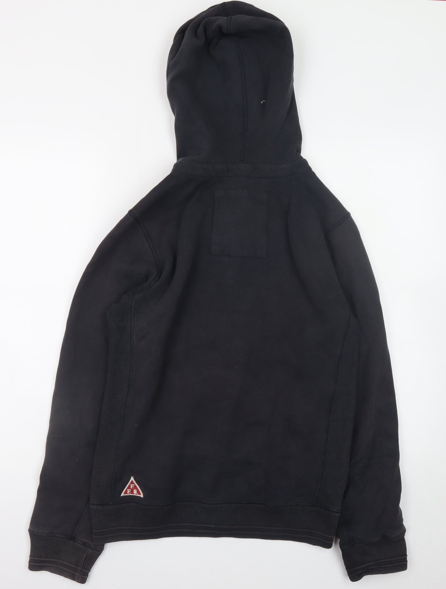Fat Face Men's Black XS Full Zip Hoodie Cotton Fleece Jacket