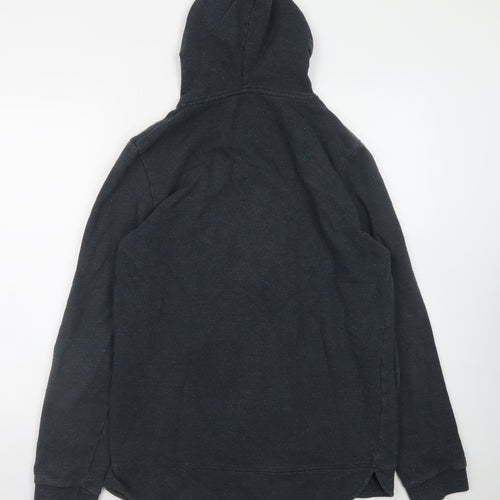 RVLT Revolution Mens Black Full Zip Hoodie Size L Cotton Blend