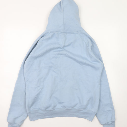 Lady Fit Hood Womens Light Blue Pullover Hoodie XL/XXL Cotton Blend