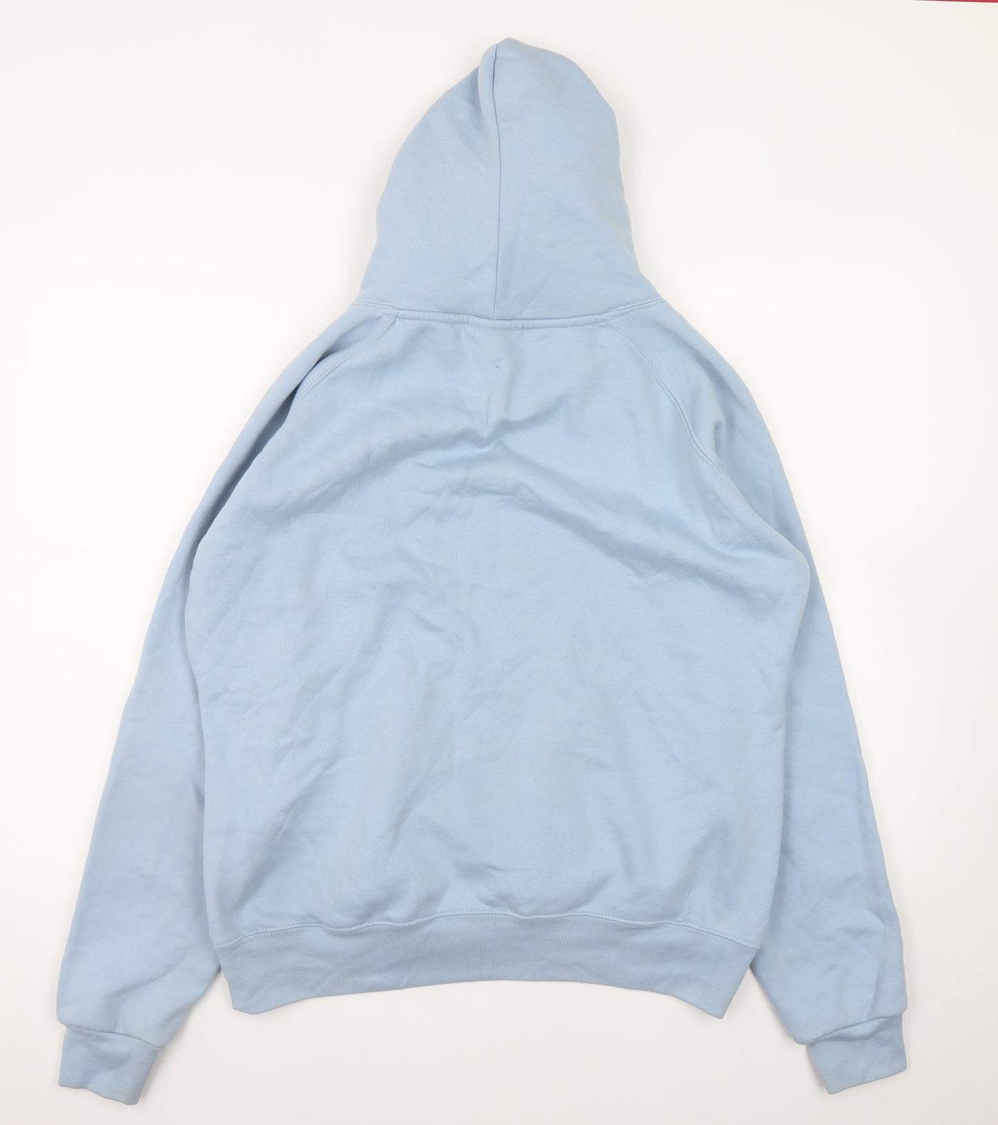 Lady Fit Hood Womens Light Blue Pullover Hoodie XL/XXL Cotton Blend