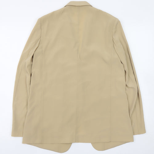 Kin by John Lewis Women’s Beige Blazer Size 10 Single-Breasted Jacket
