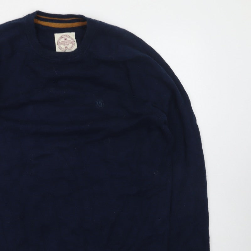 Fat Face Mens Blue Medium Crew Neck Pullover Jumper