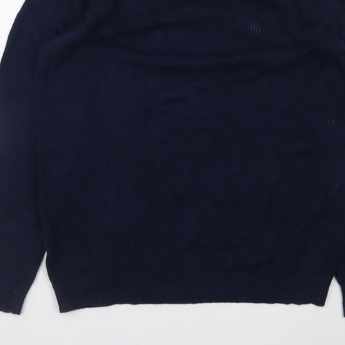 Fat Face Mens Blue Medium Crew Neck Pullover Jumper