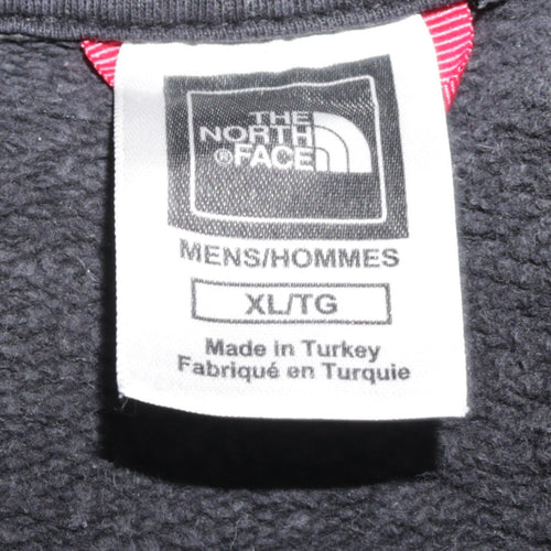 The North Face Men's Black XL Pullover Hoodie with Logo