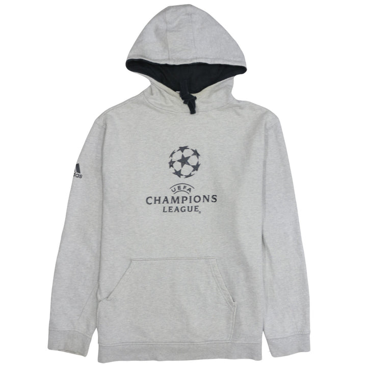 Adidas Men’s Grey UEFA Champions League Pullover Hoodie L