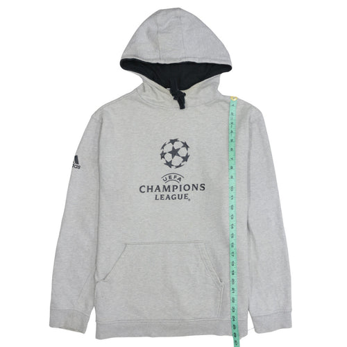 Adidas Men’s Grey UEFA Champions League Pullover Hoodie L