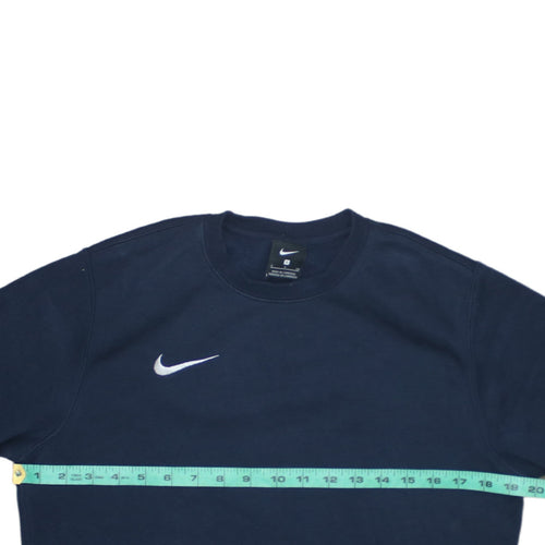 Nike Men's Blue Small Crew Neck Pullover Sweatshirt