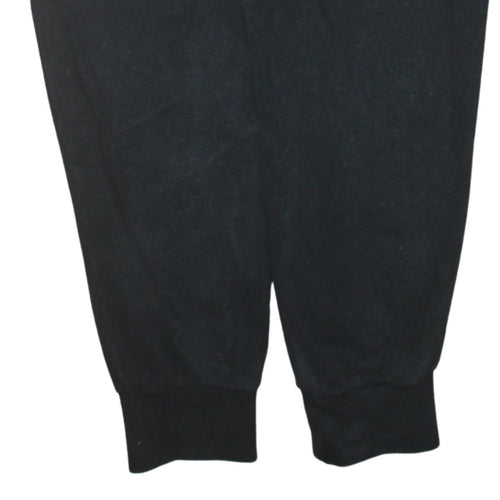 Ellesse Womens Black Jogger Trousers UK 16 Cotton Blend Fleece