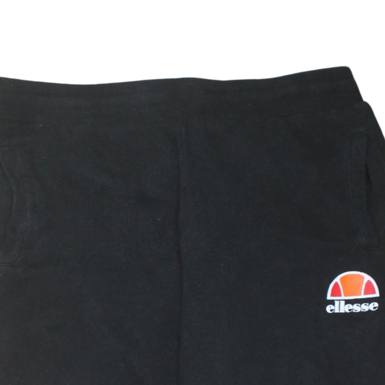 Ellesse Womens Black Jogger Trousers UK 16 Cotton Blend Fleece