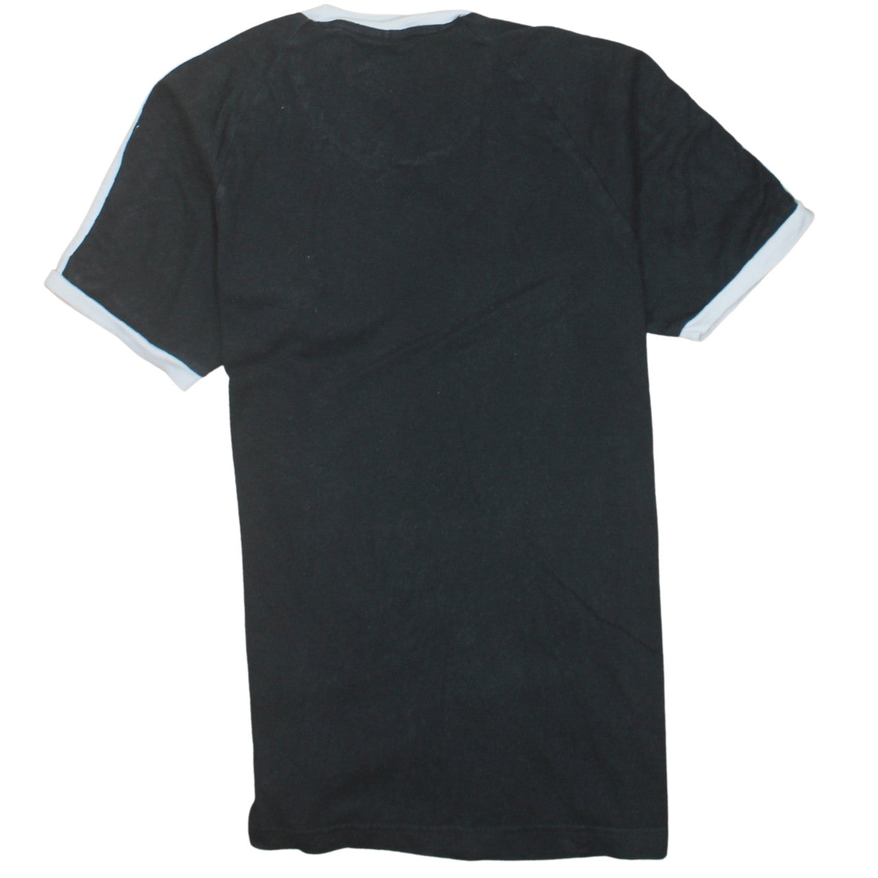 Adidas Men's Black Small Retro Crew Neck Short Sleeve T-Shirt