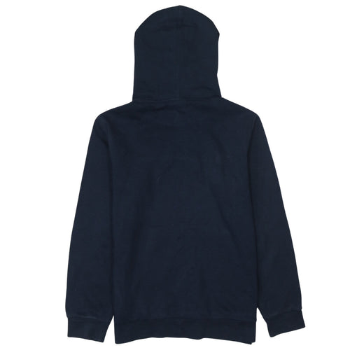 Champion Boys Black Pullover Hoodie 13-14 Years Logo Embroidered Fleece