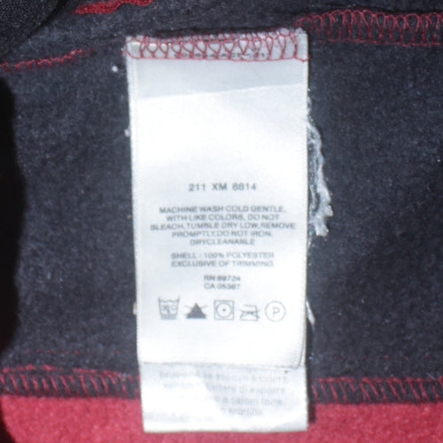 Columbia Mens Red Fleece Full Zip Jacket Size M Outdoor Activewear