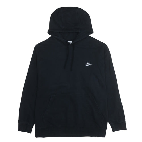 Nike Womens Black 3XL Pullover Hoodie Cotton Blend Casual