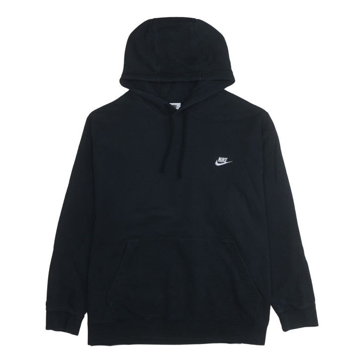 Nike Womens Black 3XL Pullover Hoodie Cotton Blend Casual