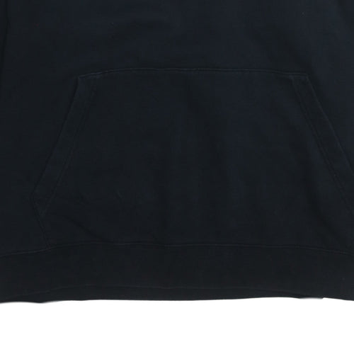 Nike Womens Black 3XL Pullover Hoodie Cotton Blend Casual