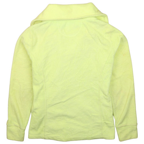 Calvin Klein Women's Yellow Fleece Performance Jacket Size S