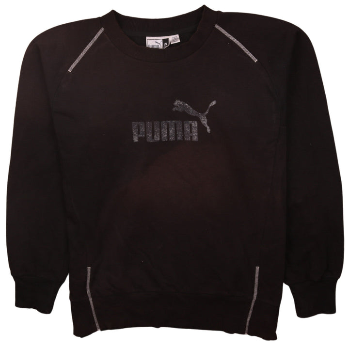 Puma Men's Black XL Crew Neck Pullover Sweatshirt