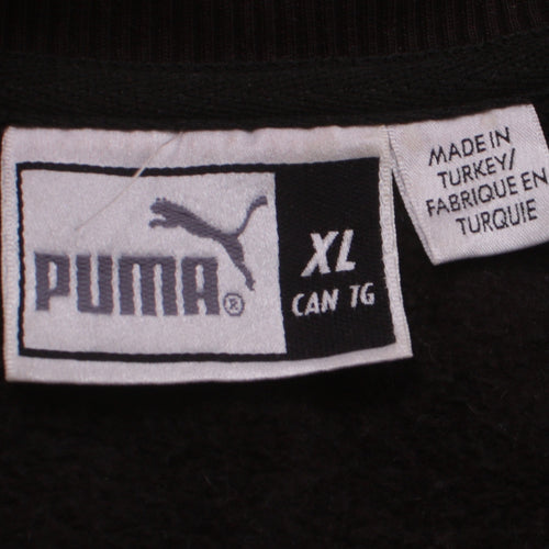 Puma Men's Black XL Crew Neck Pullover Sweatshirt