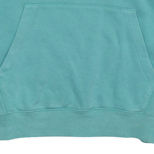 Nike Women’s Teal Pullover Hoodie M Cotton Blend Casual Sweatshirt