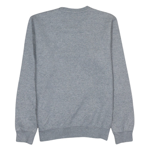Champion Men's Grey Small Crew Neck Logo Pullover Sweatshirt