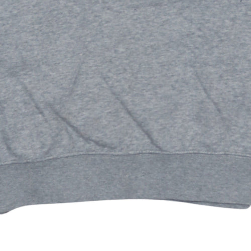 Champion Men's Grey Small Crew Neck Logo Pullover Sweatshirt