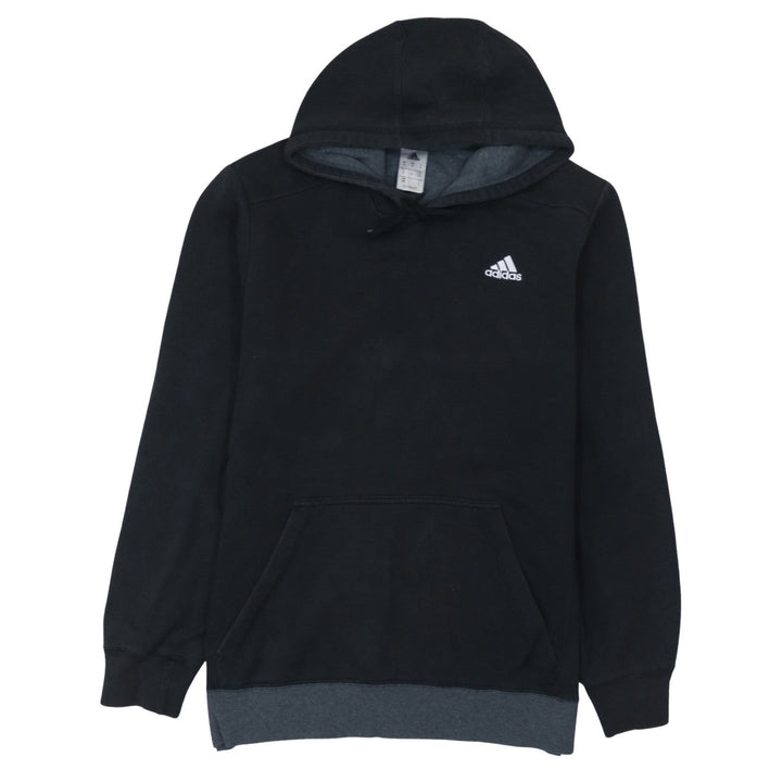 Adidas Men's Black Pullover Hoodie Size M Sports Fleece Sweatshirt