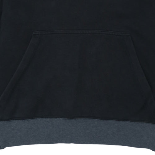 Adidas Men's Black Pullover Hoodie Size M Sports Fleece Sweatshirt