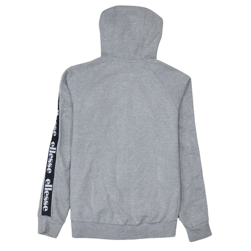 Ellesse Womens Grey Full Zip Hoodie Size 8 Logo Hooded Sweatshirt