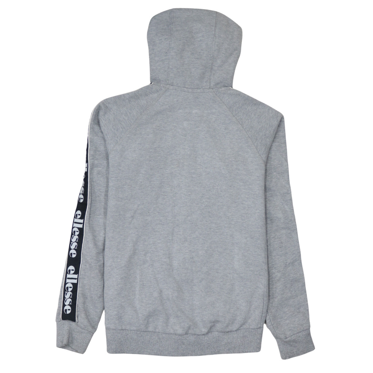 Ellesse Womens Grey Full Zip Hoodie Size 8 Logo Hooded Sweatshirt