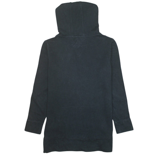 Polo Ralph Lauren Womens Black Pullover Hoodie Size M Cotton Fleece