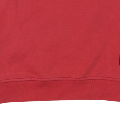 Starter Men's Red Pullover Sweatshirt M Crew Neck Sports Logo