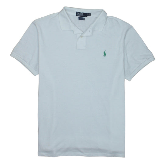 Ralph Lauren Men's White Earth Polo Slim Fit Shirt XL