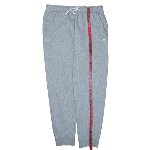 Champion Men’s Grey Regular Fit Fleece Sweatpants L