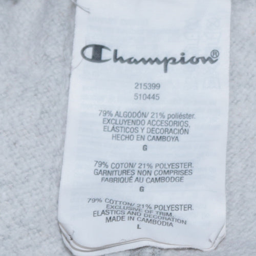 Champion Men’s Grey Regular Fit Fleece Sweatpants L