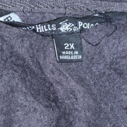Beverly Hills Polo Club Men’s Black 2XL Fleece Zip Jacket