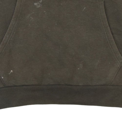 Champion Boys Brown Pullover Hoodie Size 13-14 Years Fleece Logo Sweatshirt
