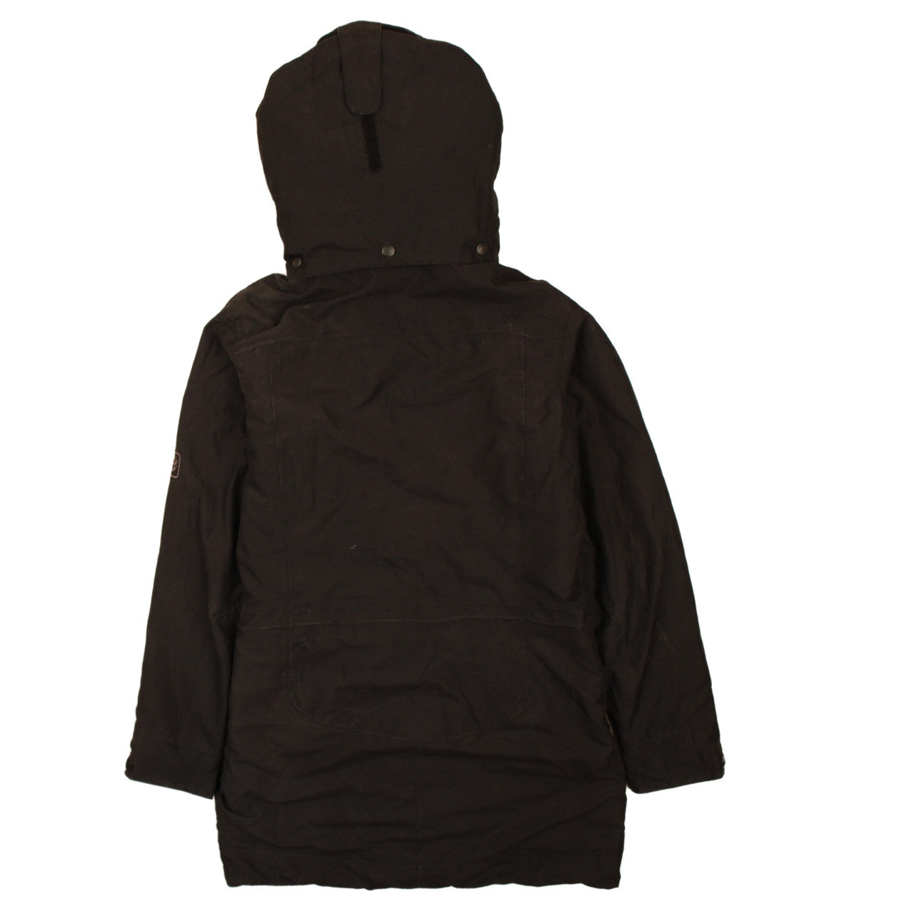 Jack Wolfskin Women's Black XS Parka Coat Hooded Waterproof Winter Jacket