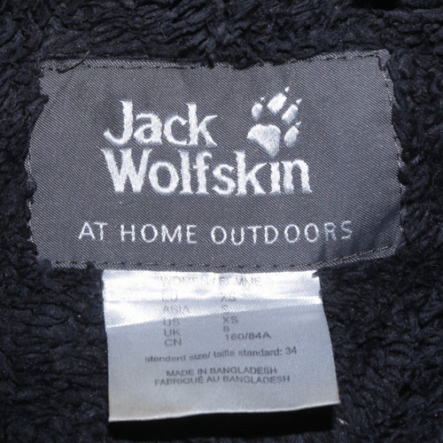 Jack Wolfskin Women's Black XS Parka Coat Hooded Waterproof Winter Jacket