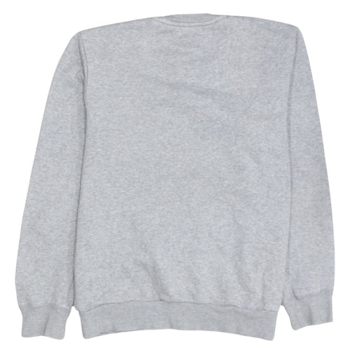 Adidas Boys Grey Pullover Sweatshirt 13-14 Years Logo Fleece Jumper