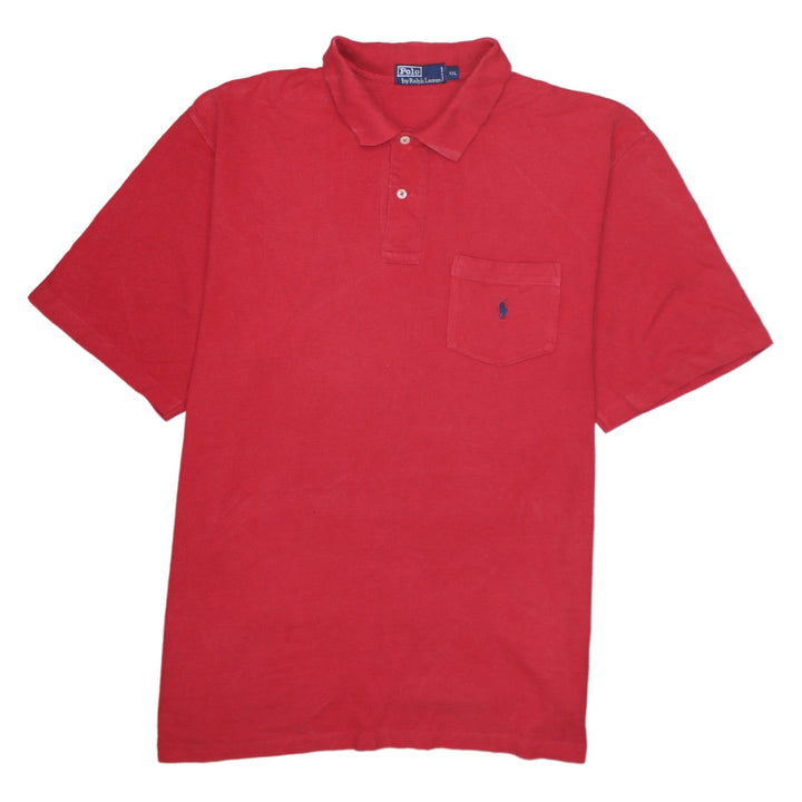 Ralph Lauren Men's Red 2XL Cotton Polo Shirt Classic Fit