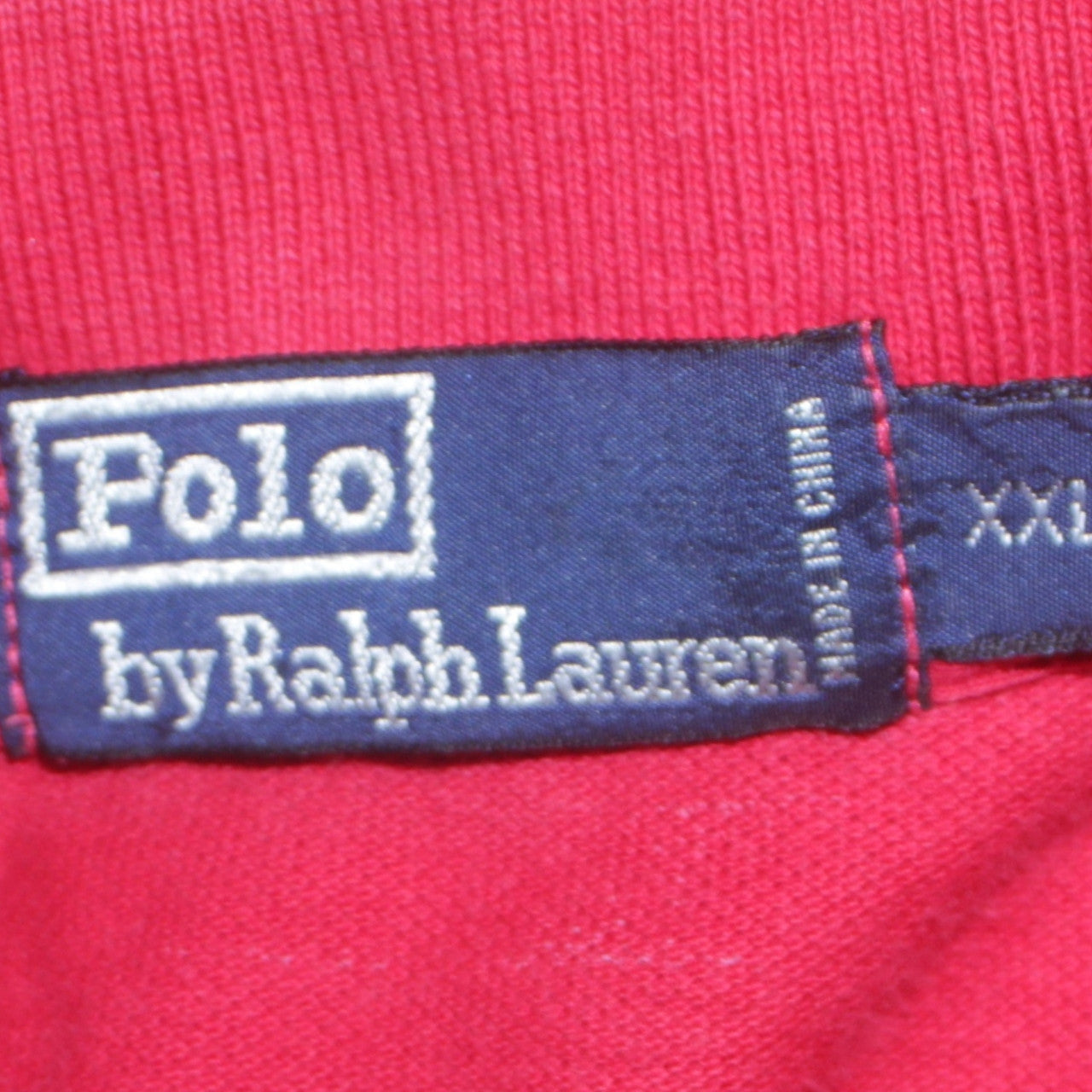 Ralph Lauren Men's Red 2XL Cotton Polo Shirt Classic Fit