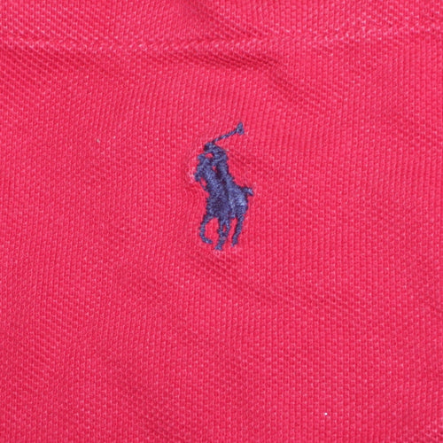Ralph Lauren Men's Red 2XL Cotton Polo Shirt Classic Fit