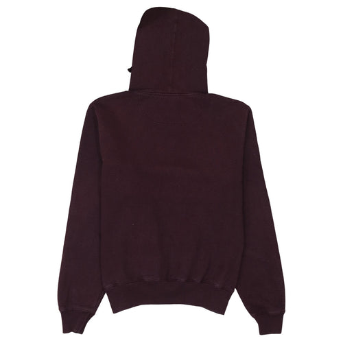 Champion Men's Brown Pullover Hoodie Small Fleece Logo Sweatshirt