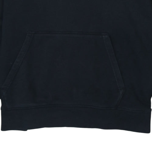 Ellesse Men's Black Pullover Hoodie L Graphic Logo Cotton