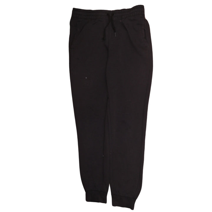 Adidas Womens Black Jogger Trousers Size 12-14 Cotton Blend