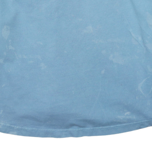 Nike Men's Blue Pullover Sports Sweatshirt Size L Retro Style