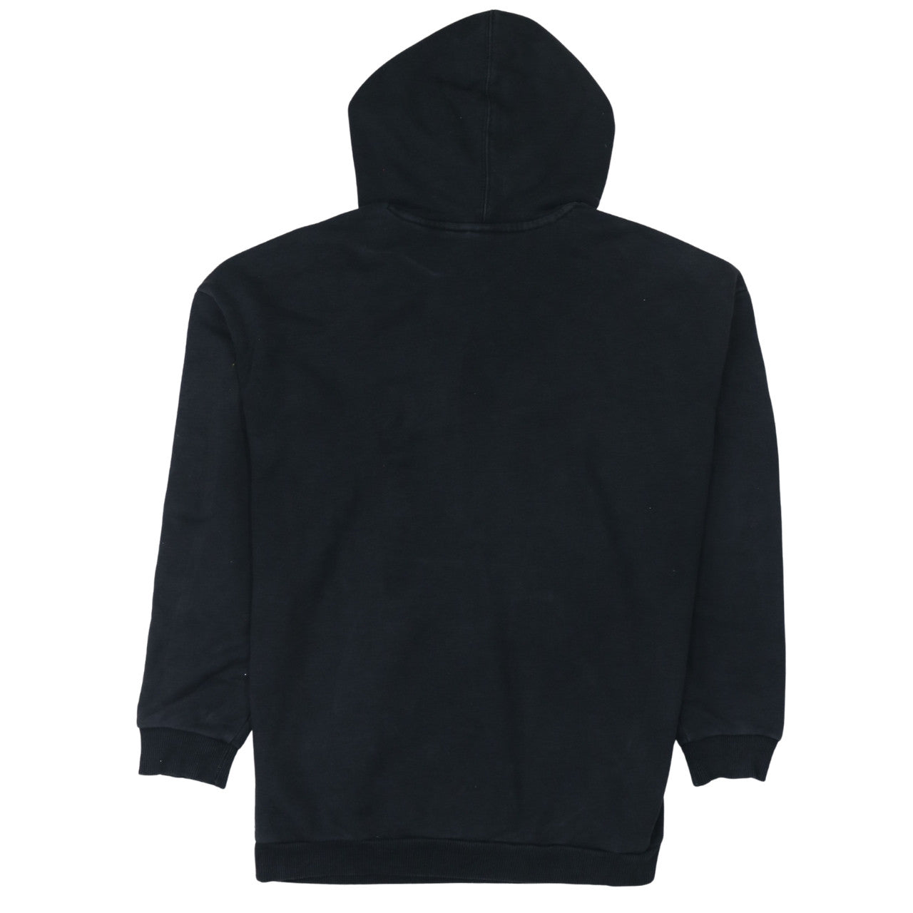 Adidas Women Black Hooded Pullover Hoodie UK 16 with Logo Tape Detail