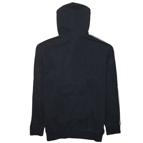 Champion Men's Black Large Pullover Hoodie with Logo Trim
