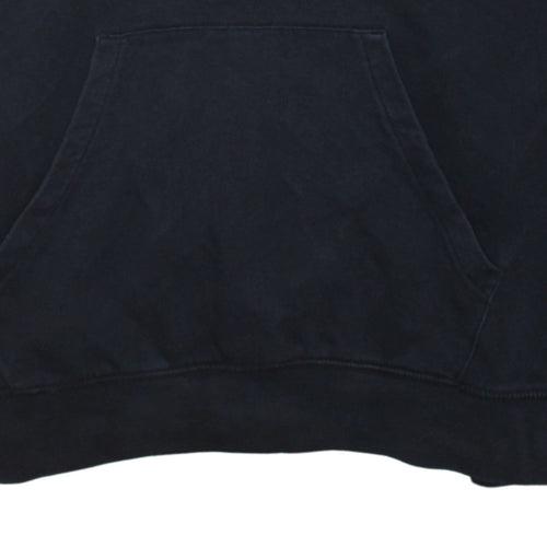Champion Men's Black Large Pullover Hoodie with Logo Trim